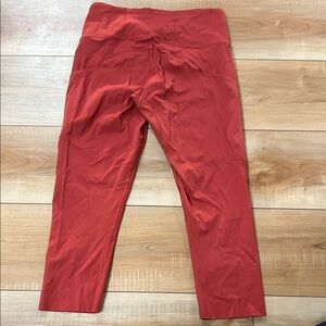 lululemon athletica pumpkin crop leggings, sz 6